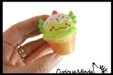 Mini Axolotl Food Slow Rise Squishy Toys - Memory Foam Party Favors, Prizes, OT