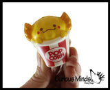 Mini Axolotl Food Slow Rise Squishy Toys - Memory Foam Party Favors, Prizes, OT