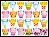 Mini Axolotl Food Slow Rise Squishy Toys - Memory Foam Party Favors, Prizes, OT