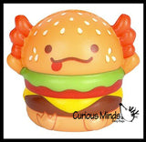 Mini Axolotl Food Slow Rise Squishy Toys - Memory Foam Party Favors, Prizes, OT