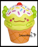 Mini Axolotl Food Slow Rise Squishy Toys - Memory Foam Party Favors, Prizes, OT