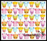 Mini Axolotl Food Slow Rise Squishy Toys - Memory Foam Party Favors, Prizes, OT