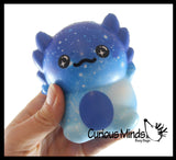 4" Axolotl Slow Rise Squishy Toys - Memory Foam Party Favors, Prizes, OT