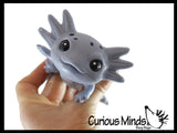Axolotl Cute Sea Creatures Stretchy and Squeezy Toy - Crunchy Bead Filled - Fidget Stress Ball