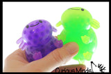 Axolotl Water Bead Filled Squeeze Stress Ball  -  Sensory, Stress, Fidget Toy Axolotyl Walking Fish