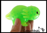 Axolotl Water Bead Filled Squeeze Stress Ball  -  Sensory, Stress, Fidget Toy Axolotyl Walking Fish