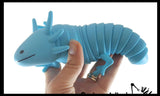 Axolotl Fidget - Large Wiggle Articulated Jointed Moving Axolotyl Toy - Unique