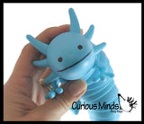 Axolotl Fidget - Large Wiggle Articulated Jointed Moving Axolotyl Toy - Unique