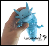 Axolotl Fidget - Large Wiggle Articulated Jointed Moving Axolotyl Toy - Unique