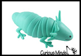 Axolotl Fidget - Large Wiggle Articulated Jointed Moving Axolotyl Toy - Unique