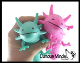 Axolotl Fidget - Large Wiggle Articulated Jointed Moving Axolotyl Toy - Unique