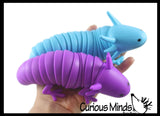 Axolotl Fidget - Large Wiggle Articulated Jointed Moving Axolotyl Toy - Unique