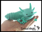 Axolotl Fidget - Large Wiggle Articulated Jointed Moving Axolotyl Toy - Unique