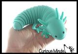 Axolotl Fidget - Large Wiggle Articulated Jointed Moving Axolotyl Toy - Unique