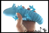 Axolotl and Shark Fidget - Large Wiggle Articulated Jointed Moving Axolotyl Toy - Unique