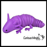 Axolotl Fidget - Large Wiggle Articulated Jointed Moving Axolotyl Toy - Unique