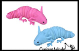 Axolotl Fidget - Large Wiggle Articulated Jointed Moving Axolotyl Toy - Unique