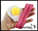Bacon and Egg Stretchy Sand Filled Toys - Sensory Fidget Toy