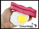 Bacon and Egg Stretchy Sand Filled Toys - Sensory Fidget Toy