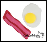Bacon and Egg Stretchy Sand Filled Toys - Sensory Fidget Toy