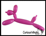 LAST CHANCE - LIMITED STOCK - Tiny Balloon Animal Bendable Fidget Toys - Cute Mini Animal Figurines - Party Favors, Prizes, Egg Fillers