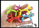 LAST CHANCE - LIMITED STOCK - Tiny Balloon Animal Bendable Fidget Toys - Cute Mini Animal Figurines - Party Favors, Prizes, Egg Fillers