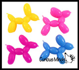 Mini Balloon Dog Stretchy Toy - Cute Squishy Sensory Fidget Toy - Party Favors & Prizes