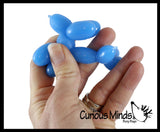 Mini Balloon Dog Stretchy Toy - Cute Squishy Sensory Fidget Toy - Party Favors & Prizes