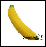 BULK - WHOLESALE - Sand Filled Squishy Banana - Moldable Sensory, Stress, Squeeze Fidget Toy ADHD Special Needs Soothing