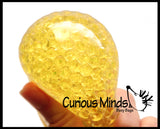 SET OF 2 Banana Stress Balls - Water and Sparkle Filled & Water Bead -  Sensory, Stress, Fidget Toy