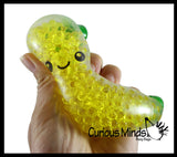 Banana Water Bead Filled Squeeze Stress Ball  -  Sensory, Stress, Fruit Fidget Toy