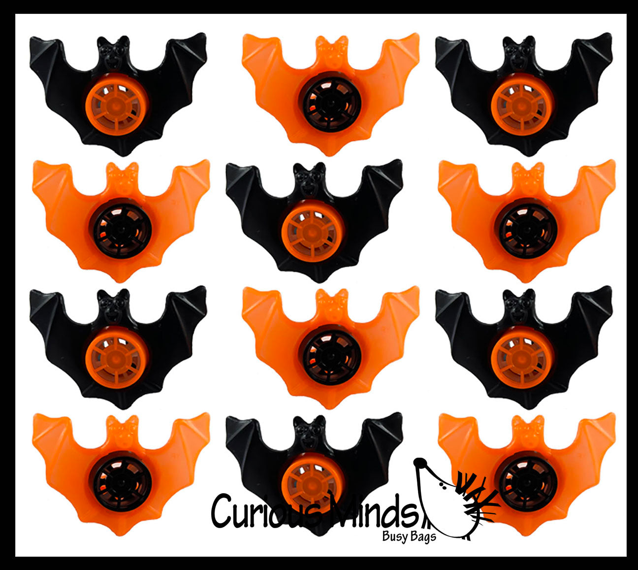 Bat Halloween Whistle Lips Novelty Toys - Party Favor - Trick or Treat Prize