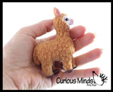 Llama Alpaca Stretchy and Squeezy Toy - Crunchy Bead Filled - Fidget Stress Ball