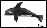 Orca Stretchy and Squeezy Toy - Crunchy Bead Filled - Fidget Stress Ball - Killer Whale Sea Creature