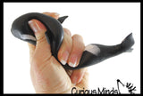 Orca Stretchy and Squeezy Toy - Crunchy Bead Filled - Fidget Stress Ball - Killer Whale Sea Creature