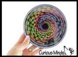 Large Tin BB Ball Maze Games Optical Illusion -  Pill Maze Toys - Party Favors - Travel Toy - Ball Maze - Skill Balance