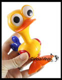 LAST CHANCE - LIMITED STOCK  - Cute Bird Rattle Toy - Spin / Shake / Crank - Duck, Peacock, Pelican