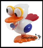 LAST CHANCE - LIMITED STOCK  - Cute Bird Rattle Toy - Spin / Shake / Crank - Duck, Peacock, Pelican