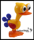 LAST CHANCE - LIMITED STOCK  - Cute Bird Rattle Toy - Spin / Shake / Crank - Duck, Peacock, Pelican
