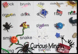 LAST CHANCE - LIMITED STOCK - SALE Montessori Alphabet Objects - BLENDS Word Mini Objects with Word Cards