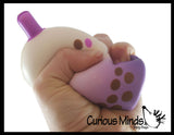Bubble Tea Drink Slow Rise Squishy Toys - Memory Foam Party Favors, Prizes, OT