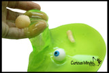 LAST CHANCE - LIMITED STOCK  - Gross Body Parts in Green Slime - Putty / Slime