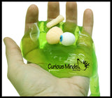 LAST CHANCE - LIMITED STOCK  - Gross Body Parts in Green Slime - Putty / Slime
