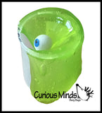 LAST CHANCE - LIMITED STOCK  - Gross Body Parts in Green Slime - Putty / Slime