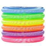 LAST CHANCE - LIMITED STOCK - SALE  - 72 Different Bright Spring Coil Fidget Bracelets -  Sensory Fidget Toy - 4 Different Styles 6 Colors