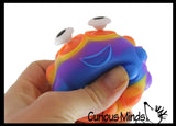 LAST CHANCE - LIMITED STOCK - Bubble Ball With Pop Out Eyes -  Bubble Poppers on Ball Squeeze to Pop - Silicone Push Poke Bubble Wrap Fidget Toy - Press Bubbles to Pop - Bubble Popper Sensory Stress Toy