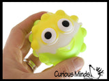 LAST CHANCE - LIMITED STOCK - Bubble Ball With Pop Out Eyes -  Bubble Poppers on Ball Squeeze to Pop - Silicone Push Poke Bubble Wrap Fidget Toy - Press Bubbles to Pop - Bubble Popper Sensory Stress Toy