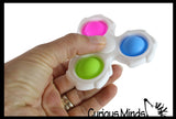 BULK - WHOLESALE -  SALE - Bubble Pop Fidget Spinner - 2 in 1 Fidget Toy - Bubble Popper Sensory Stress Toy