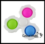 BULK - WHOLESALE -  SALE - Bubble Pop Fidget Spinner - 2 in 1 Fidget Toy - Bubble Popper Sensory Stress Toy