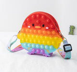 LAST CHANCE - LIMITED STOCK - SALE- MULTIPLE STYLES - Bubble Pop Purse Bag Wallet - Bubble Pop Flip Fidget Toy - Silicone Push Poke Bubble Wrap Fidget Toy - Bubble Popper Sensory Stress Toy